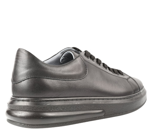 Pantofi sport, barbati, GORETTI, B16-1450 negru, piele naturala